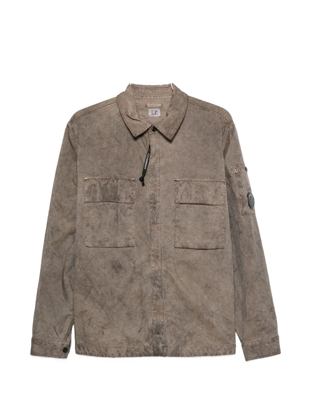 C.P. Company Panama-R Lens overshirt - Marrone