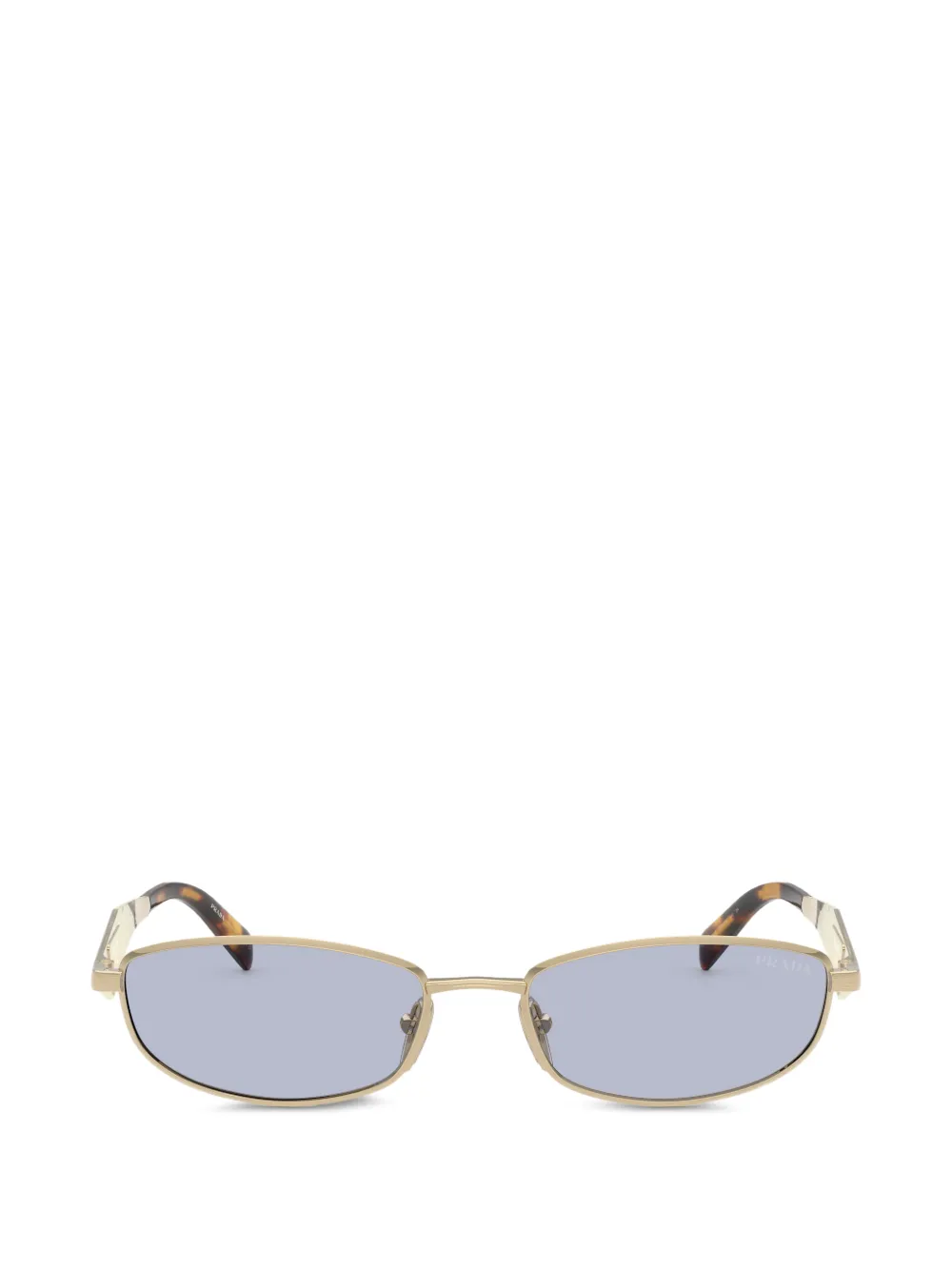 Prada Eyewear logo-plaque sunglasses - Oro