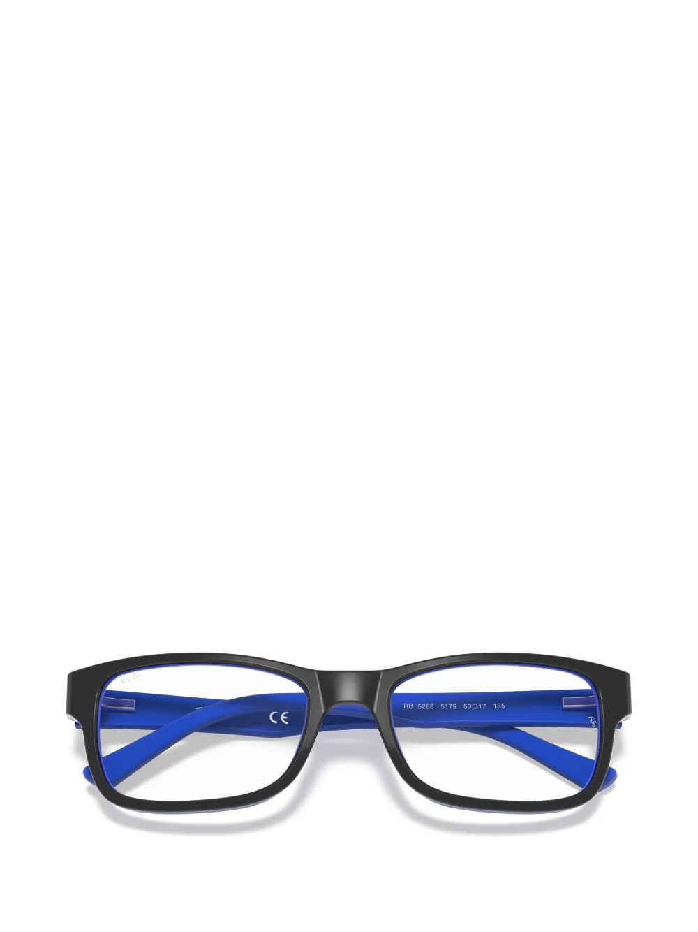 Ray-Ban Bril met rechthoekig montuur Zwart