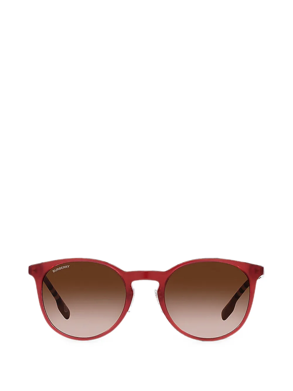 Burberry round-frame sunglasses - Rosso