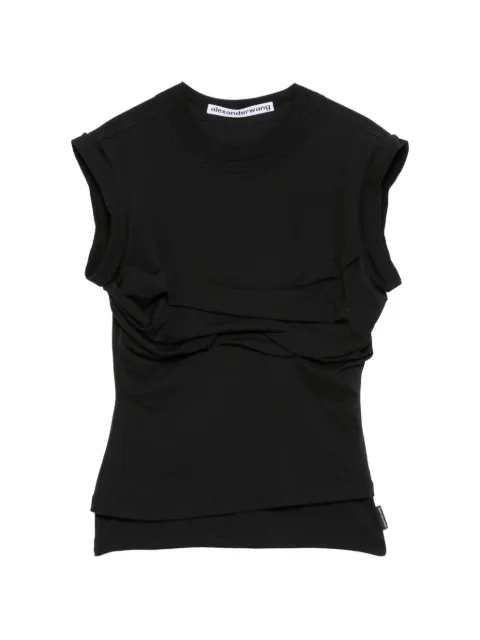 Alexander Wang twisted-detail T-shirt