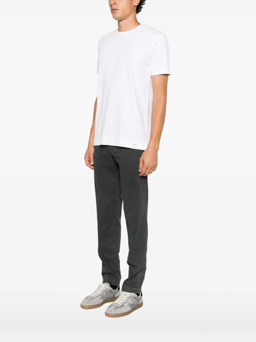 Daniele Fiesoli logo-patch T-shirt Wit