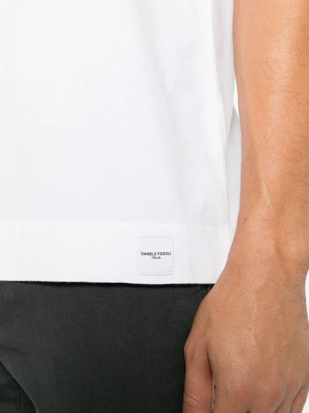 Daniele Fiesoli logo-patch T-shirt Wit