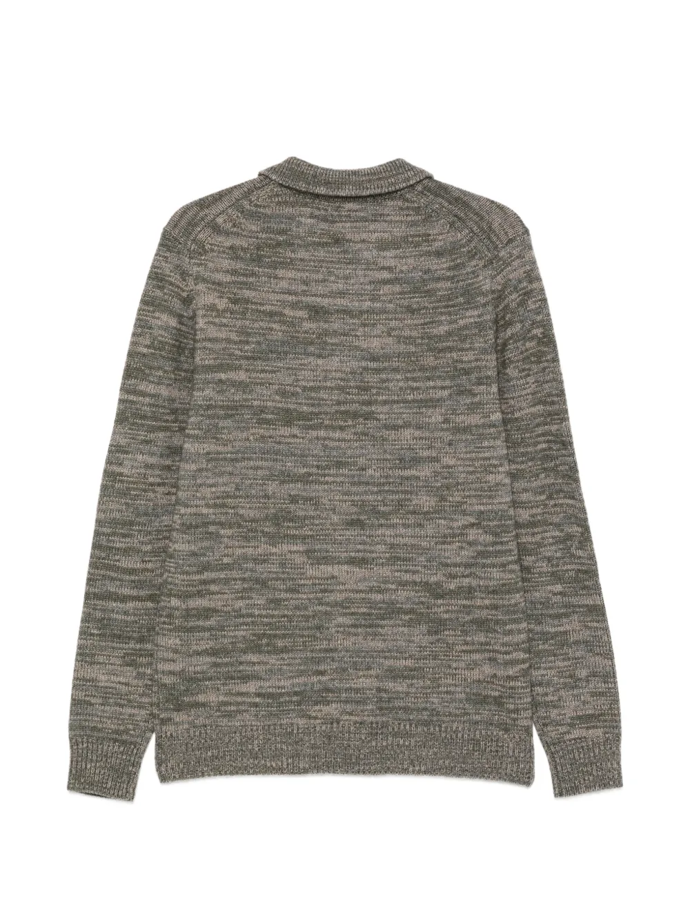 ASPESI Button-down vest Groen
