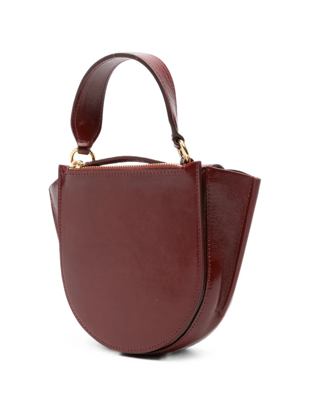 Wandler Leren shopper Rood