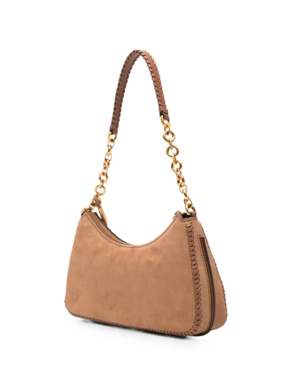 Michael Kors Schoudertas met kettinghengsel en afwerking Bruin