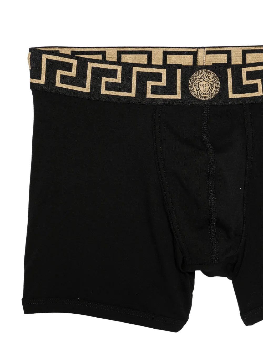 Versace Boxershorts met Greca Medusa patroon Zwart