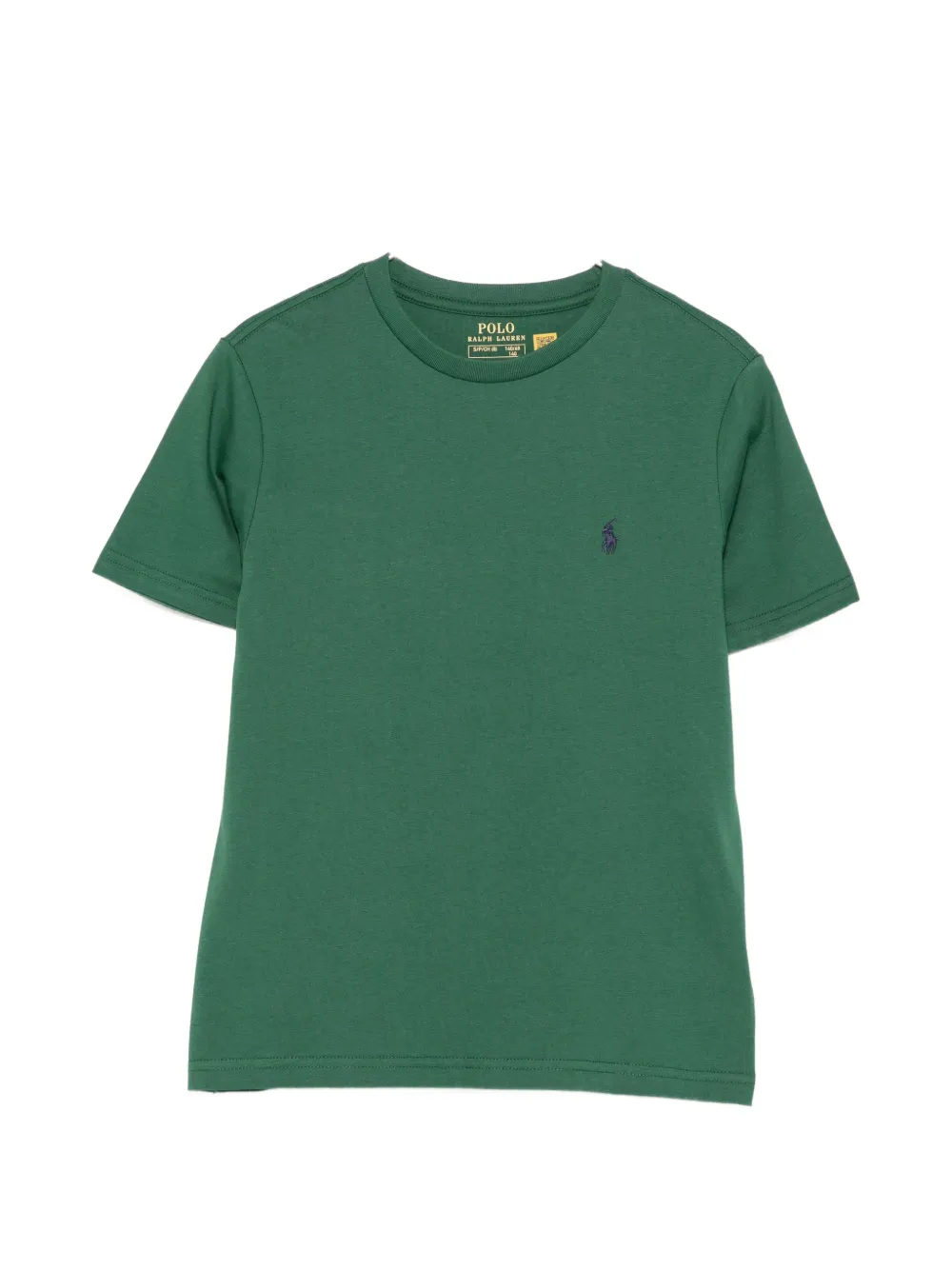 POLO RALPH LAUREN KIDS logo-embroidered T-shirt - Verde