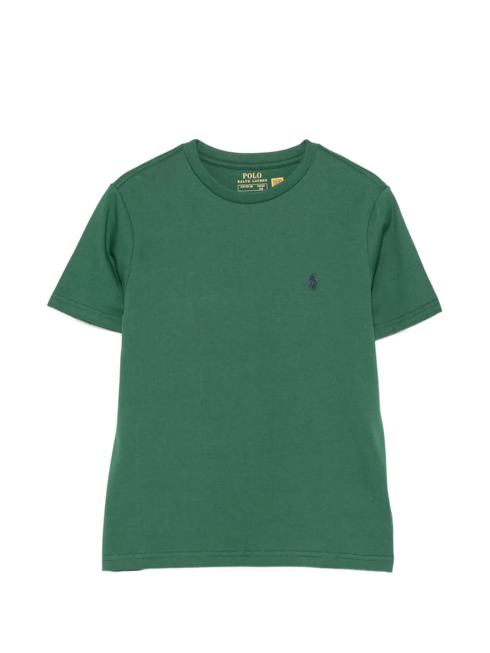 POLO RALPH LAUREN KIDS logo-embroidered T-shirt - Verde