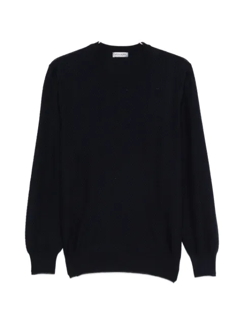 Vengera textured-knit virgin wool sweater