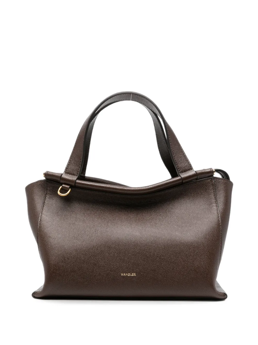 Wandler grained leather shoulder bag