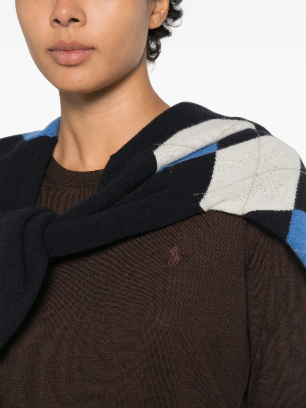 Polo Ralph Lauren Trui met geborduurd logo Bruin