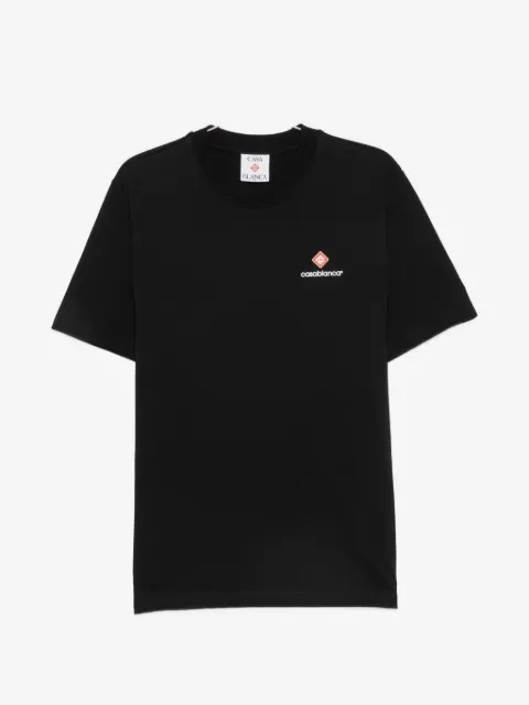 Casablanca camiseta con logo estampado