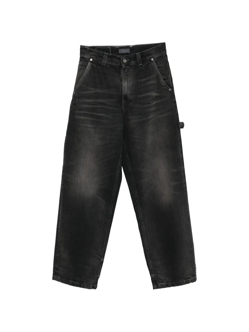 Haikure Sibilla belt-loop jeans - Nero