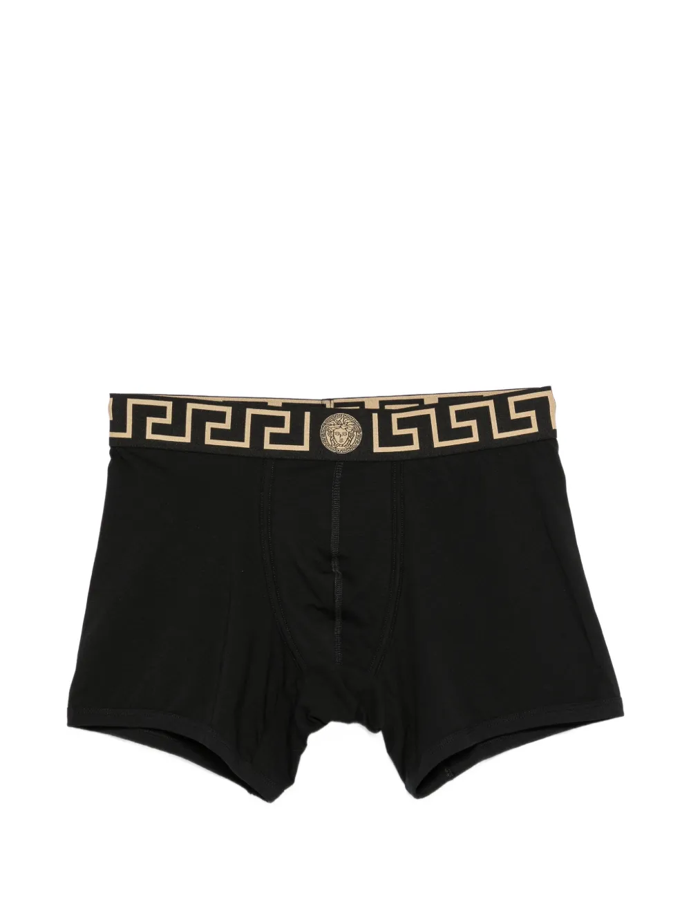 Versace Twee Greca Medusa slips Zwart