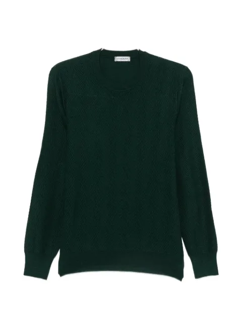 Vengera chevron-knit long-sleeve sweater