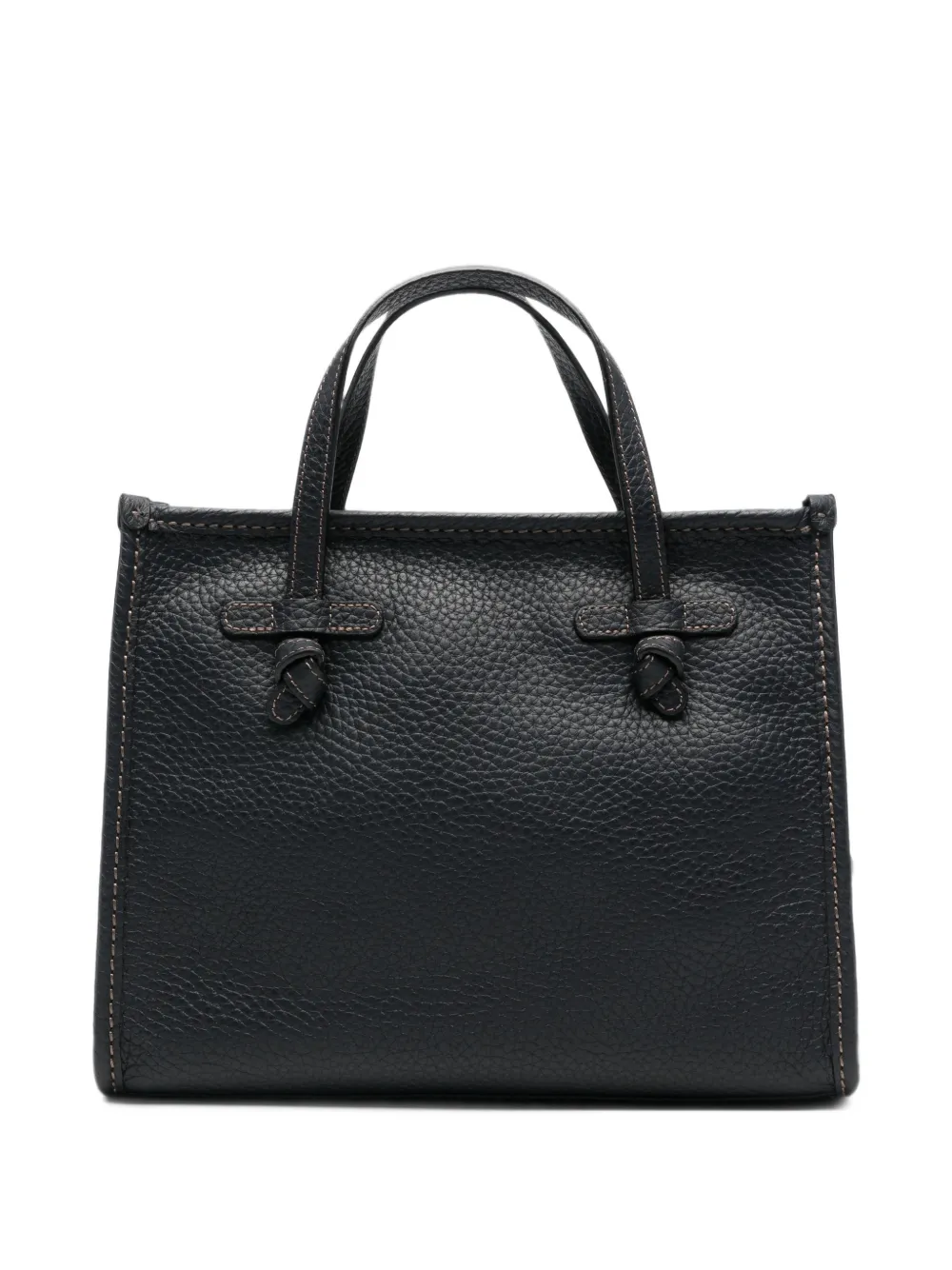 GIANNI CHIARINI Marcella pebbled leather tote bag Blauw