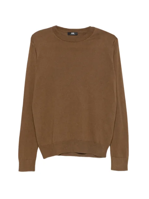 ALPHA STUDIO crew-neck long-sleeve sweater