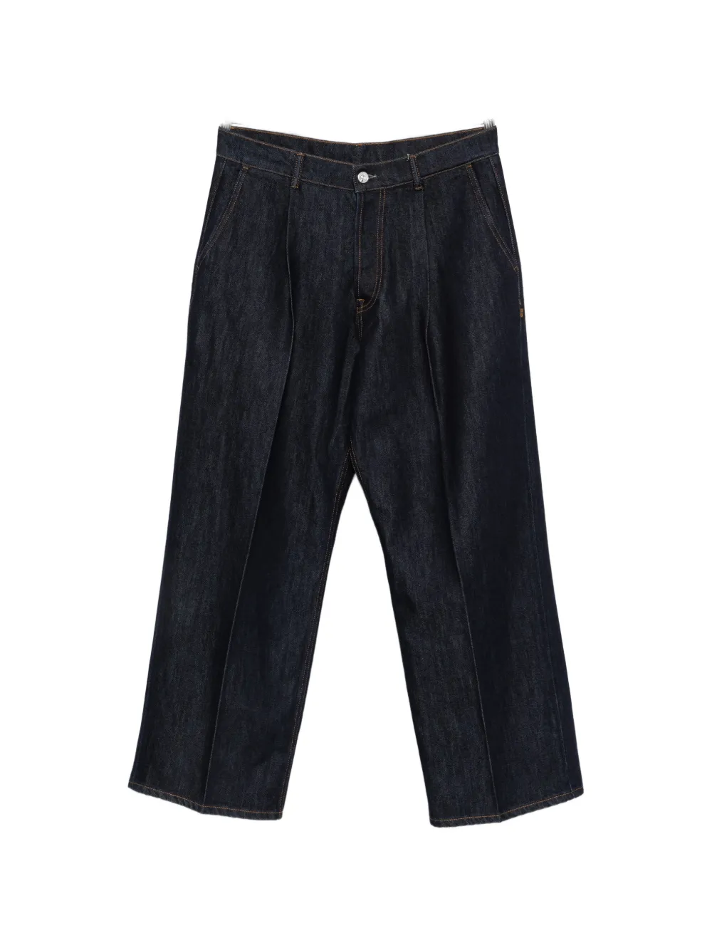 Nine In The Morning pleated wide-leg jeans - Blu