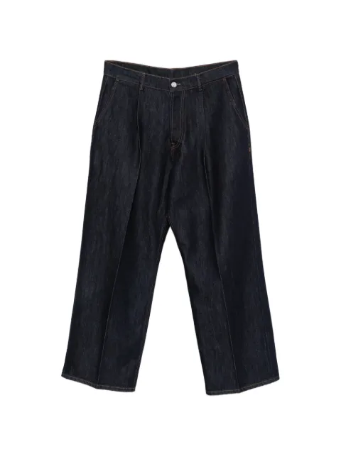 Nine In The Morning Jeans a gamba ampia con pieghe