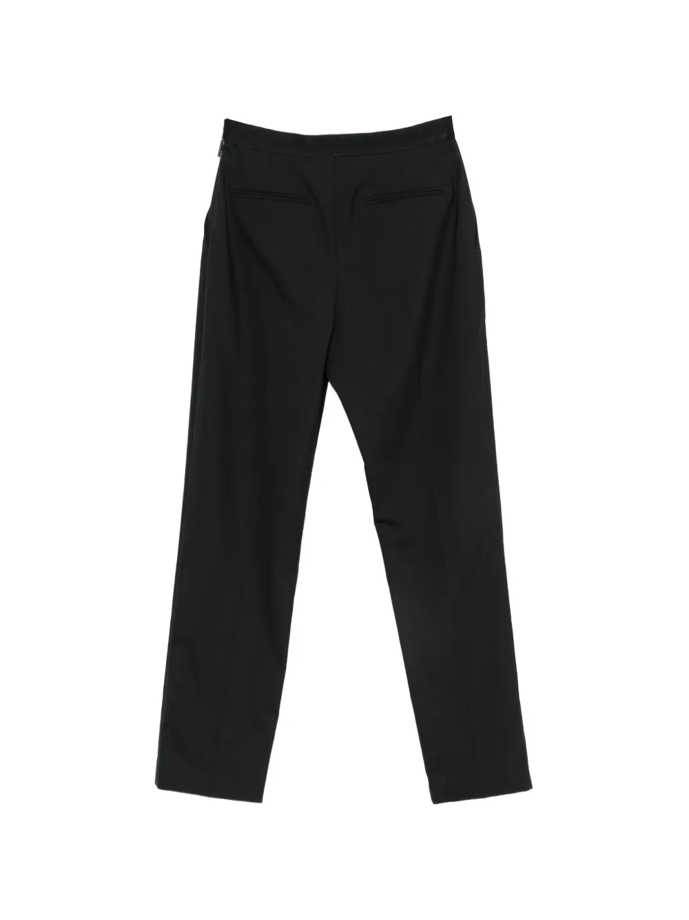 MSGM logo-waistband trousers Zwart