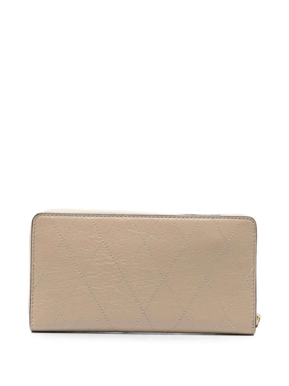 Tory Burch Leren portemonnee Beige