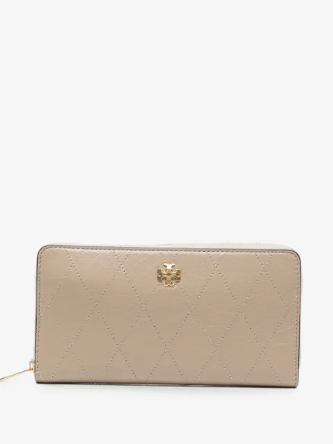 Tory Burch diamond-quilted leather wallet