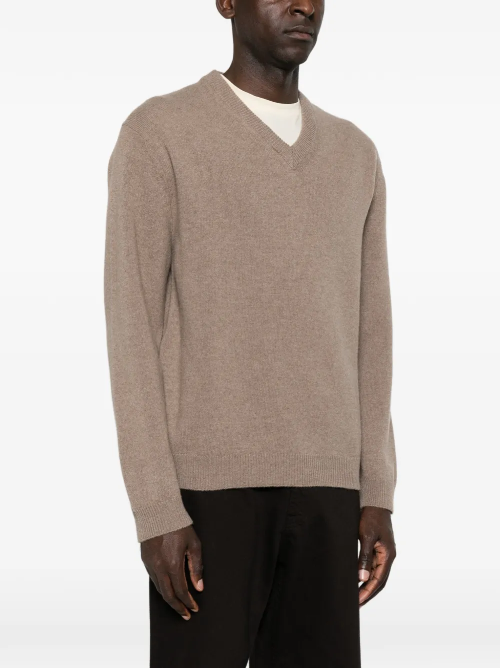 Daniele Fiesoli V-neck sweater Beige