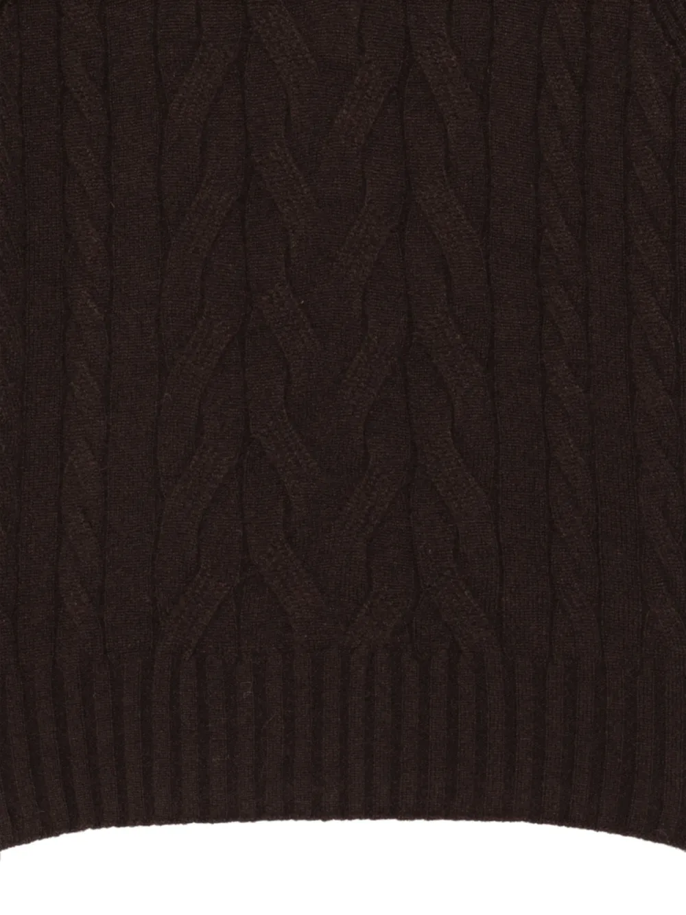 D.Exterior Kabelgebreide coltrui Bruin