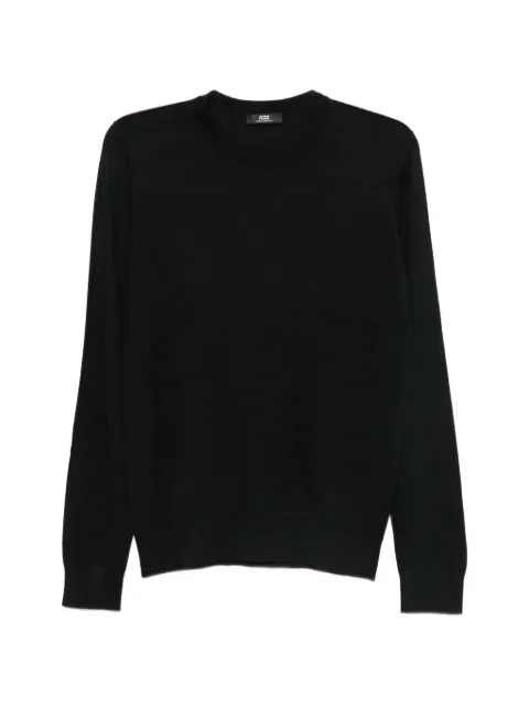 ALPHA STUDIO crew-neck long-sleeve sweater