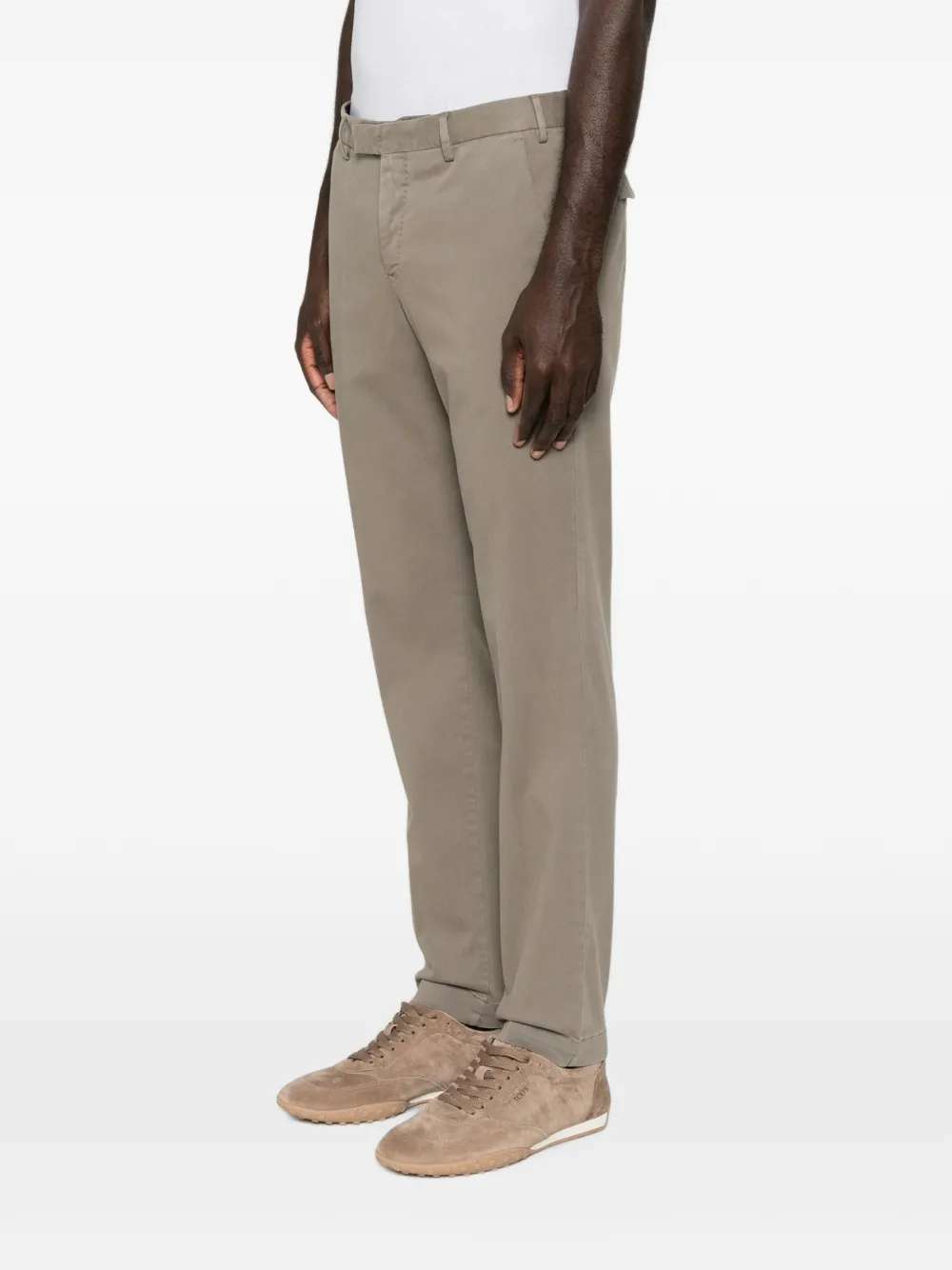 PT Torino Chino met ceintuur Grijs