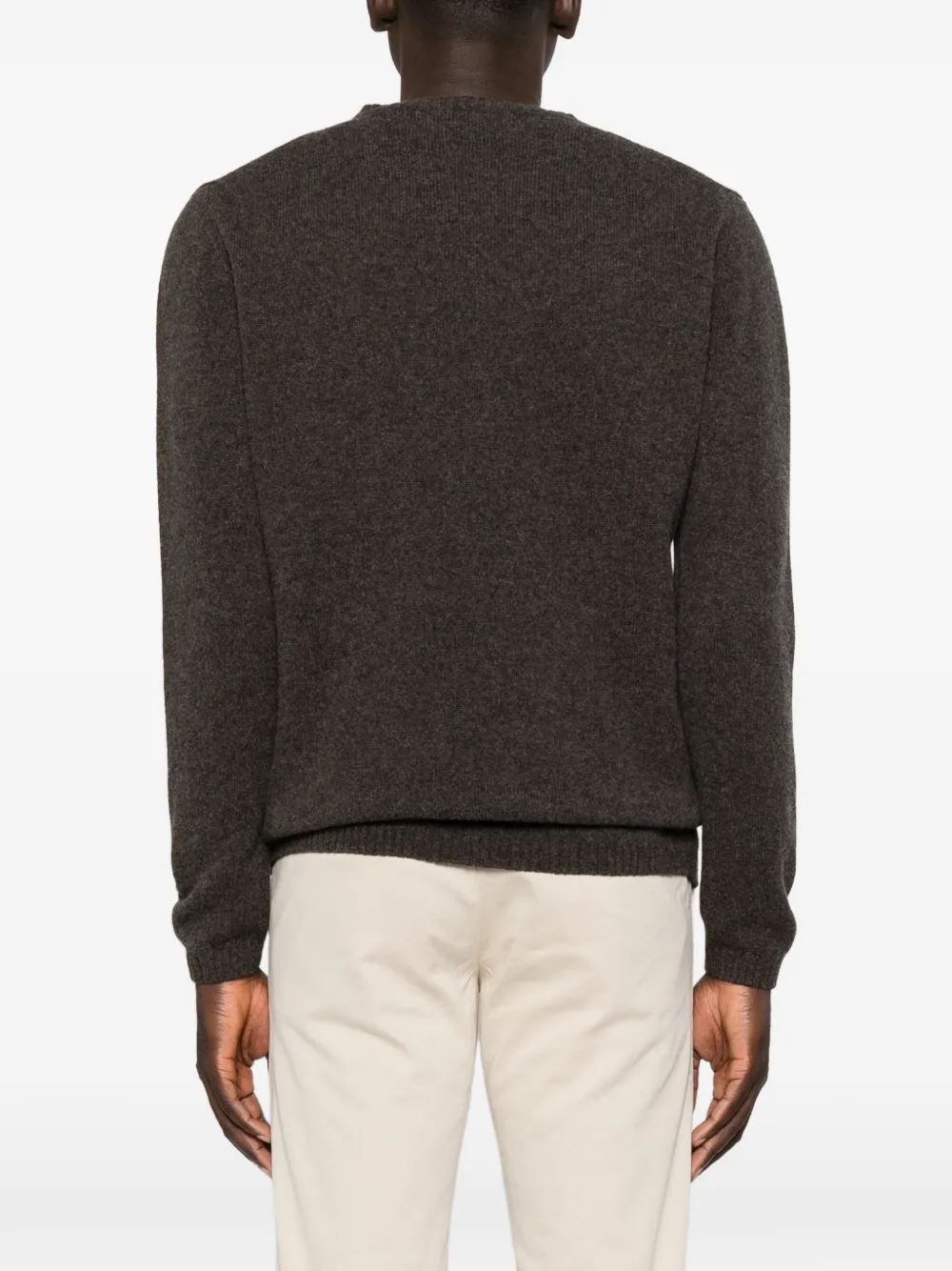 Daniele Fiesoli crew-neck wool sweater Bruin