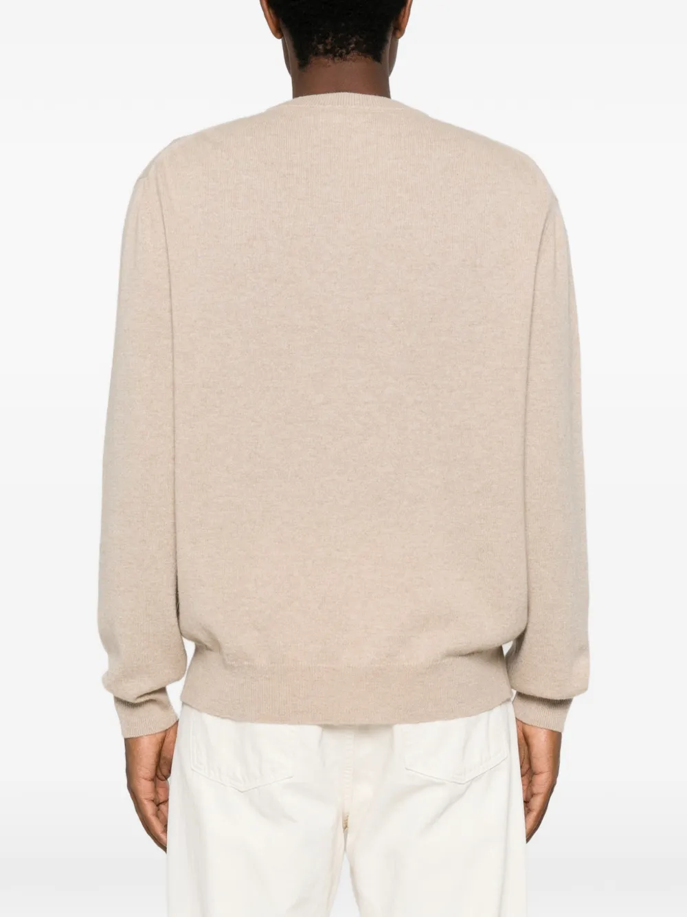 Daniele Fiesoli crew-neck cashmere sweater Beige