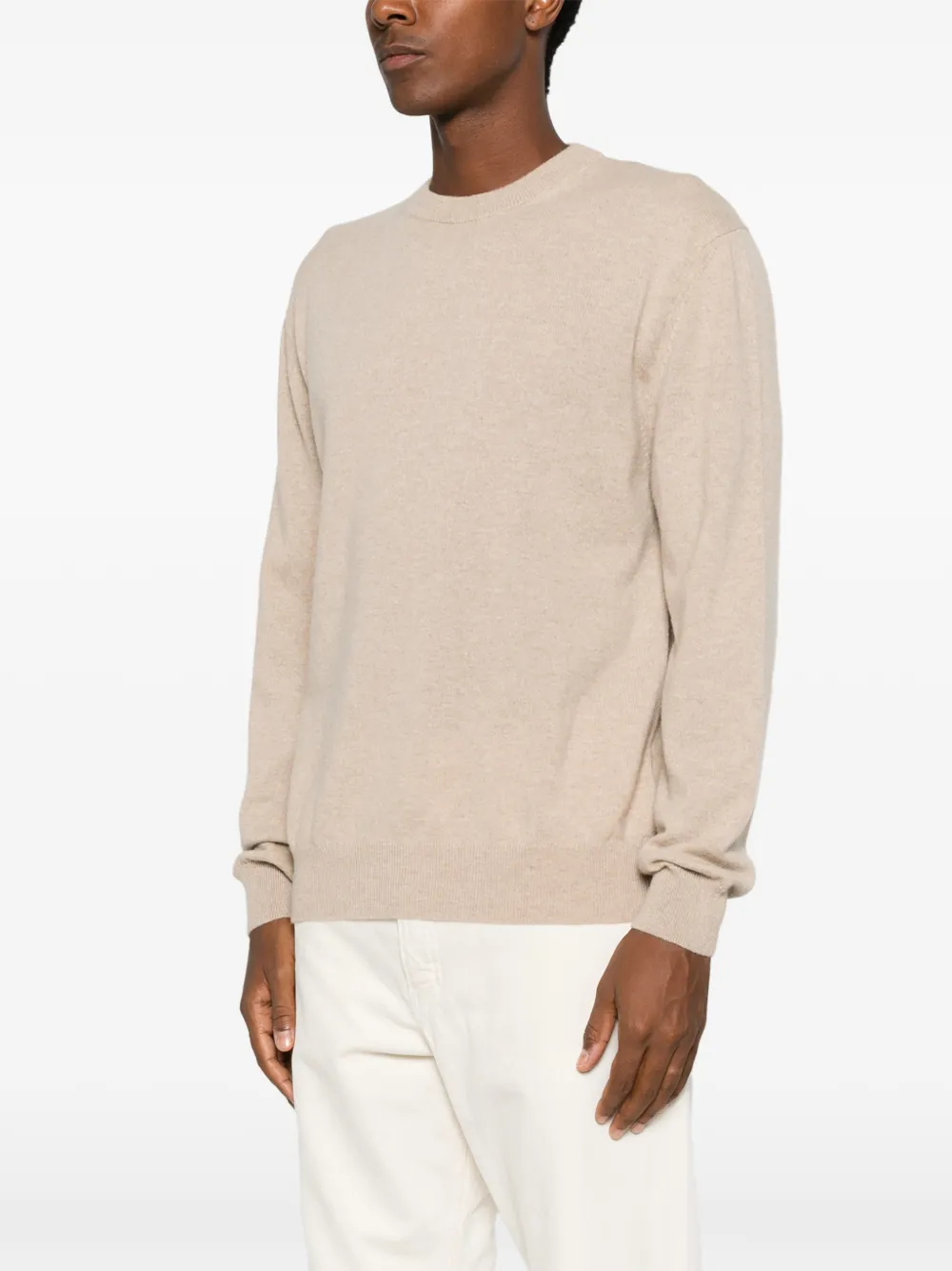 Daniele Fiesoli crew-neck cashmere sweater Beige