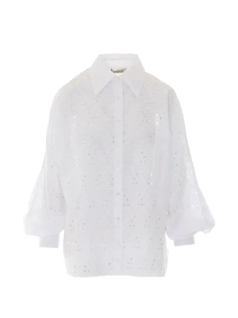 SoSUE Antonia lace-embroidered shirt