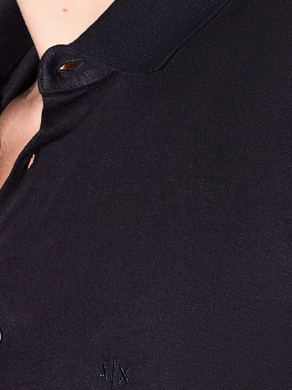 Armani Exchange Overhemd met geborduurd logo Blauw