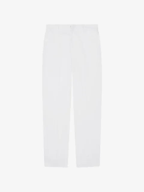 Armani Exchange straight-leg cotton trousers