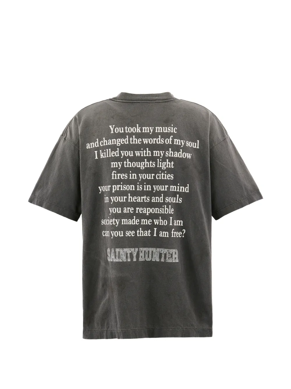 SAINT MXXXXXX T-shirt met grafische print Zwart