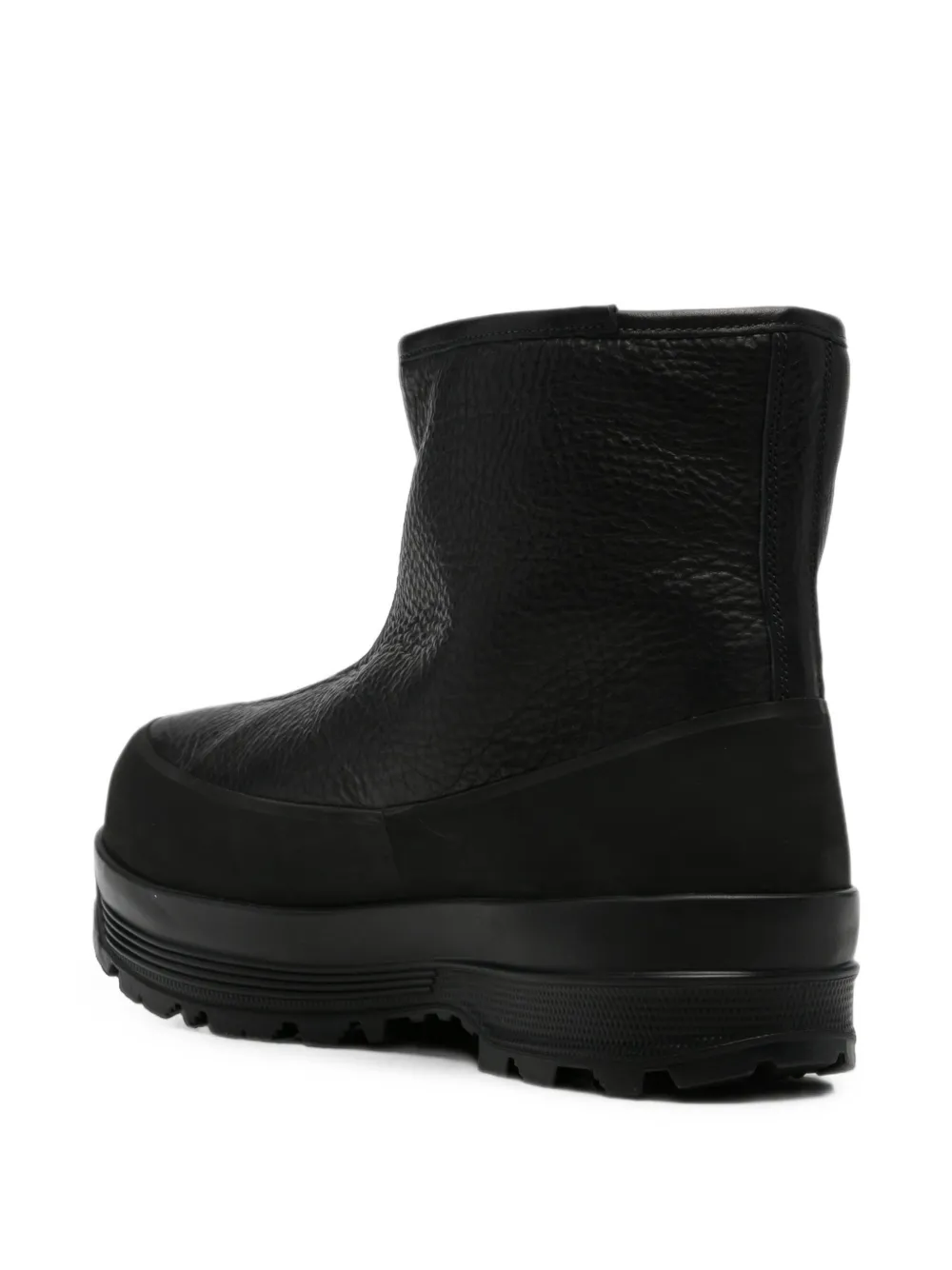 Diemme Badia shearling leather boots Zwart