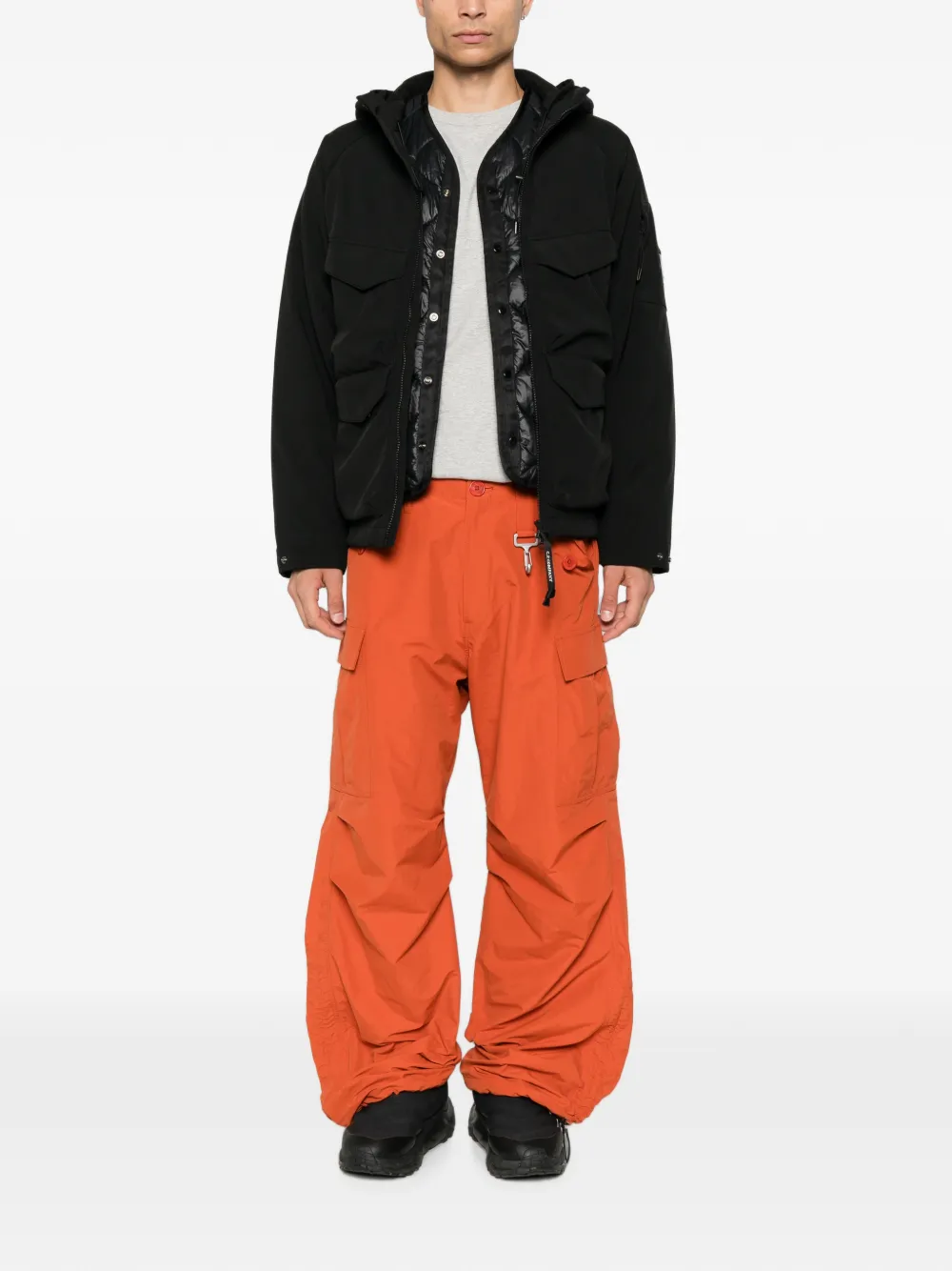 C.P. Company パデッドジャケット | ブラック | FARFETCH JP