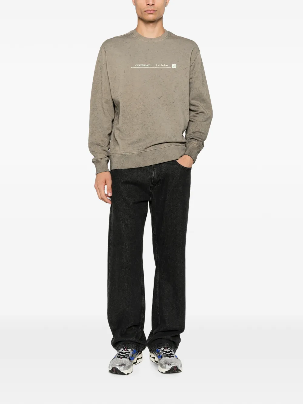 C.P. Company Sweater met logoprint Grijs