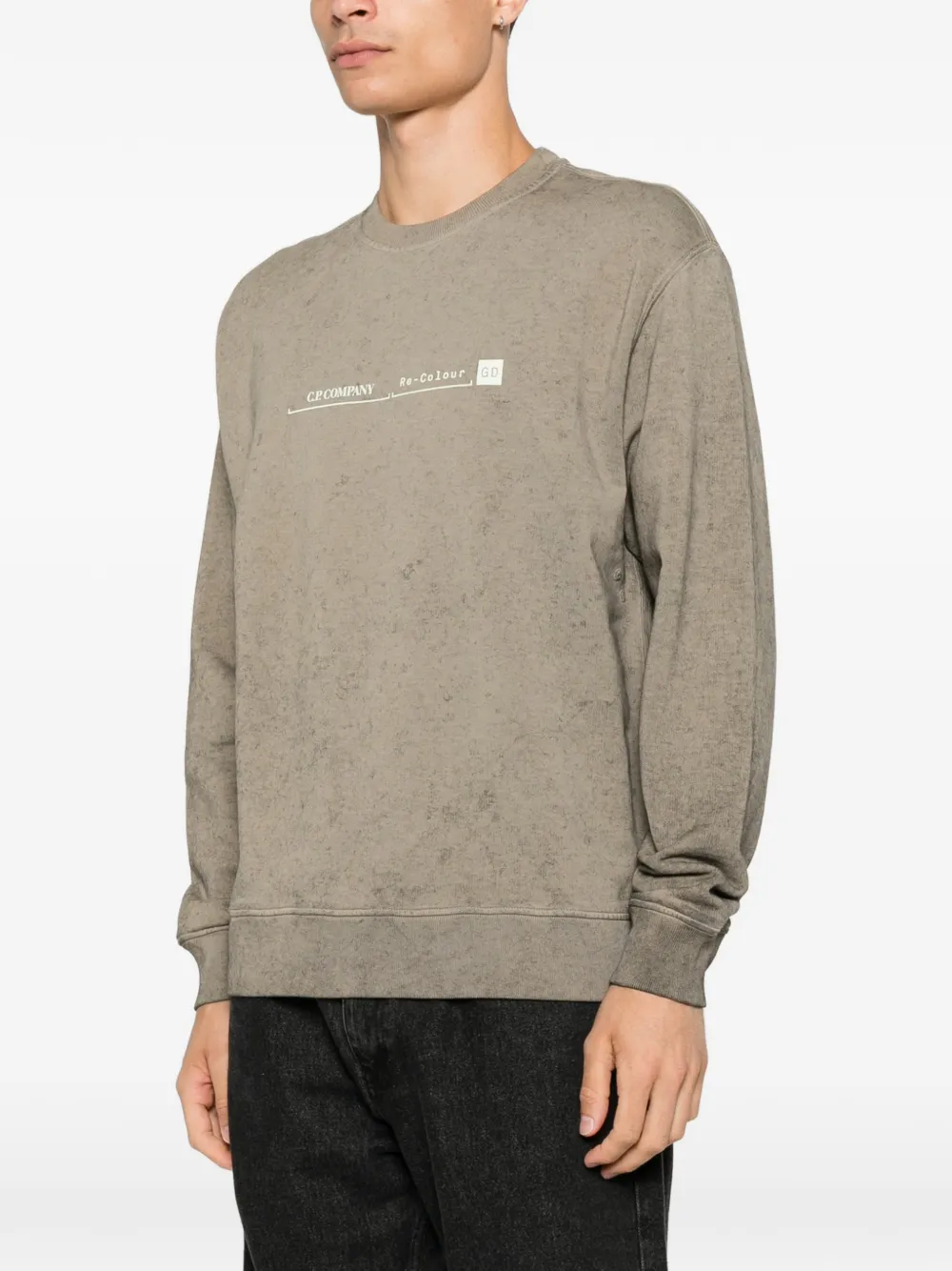 C.P. Company Sweater met logoprint Grijs