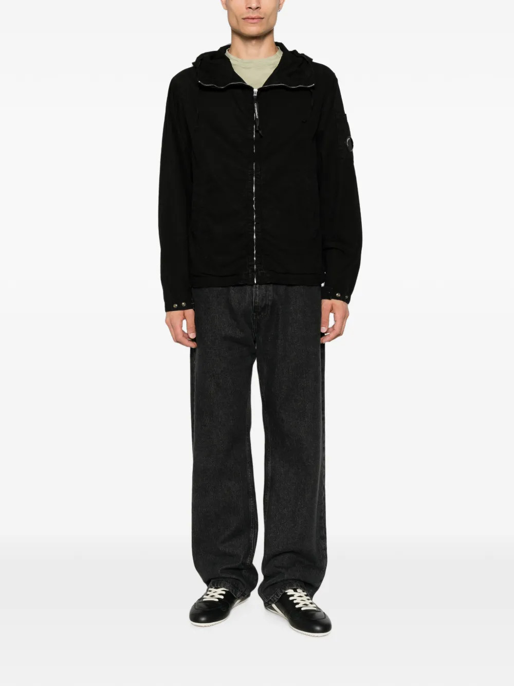 C.P. Company Micro-Reps jack met Lens-detail Zwart