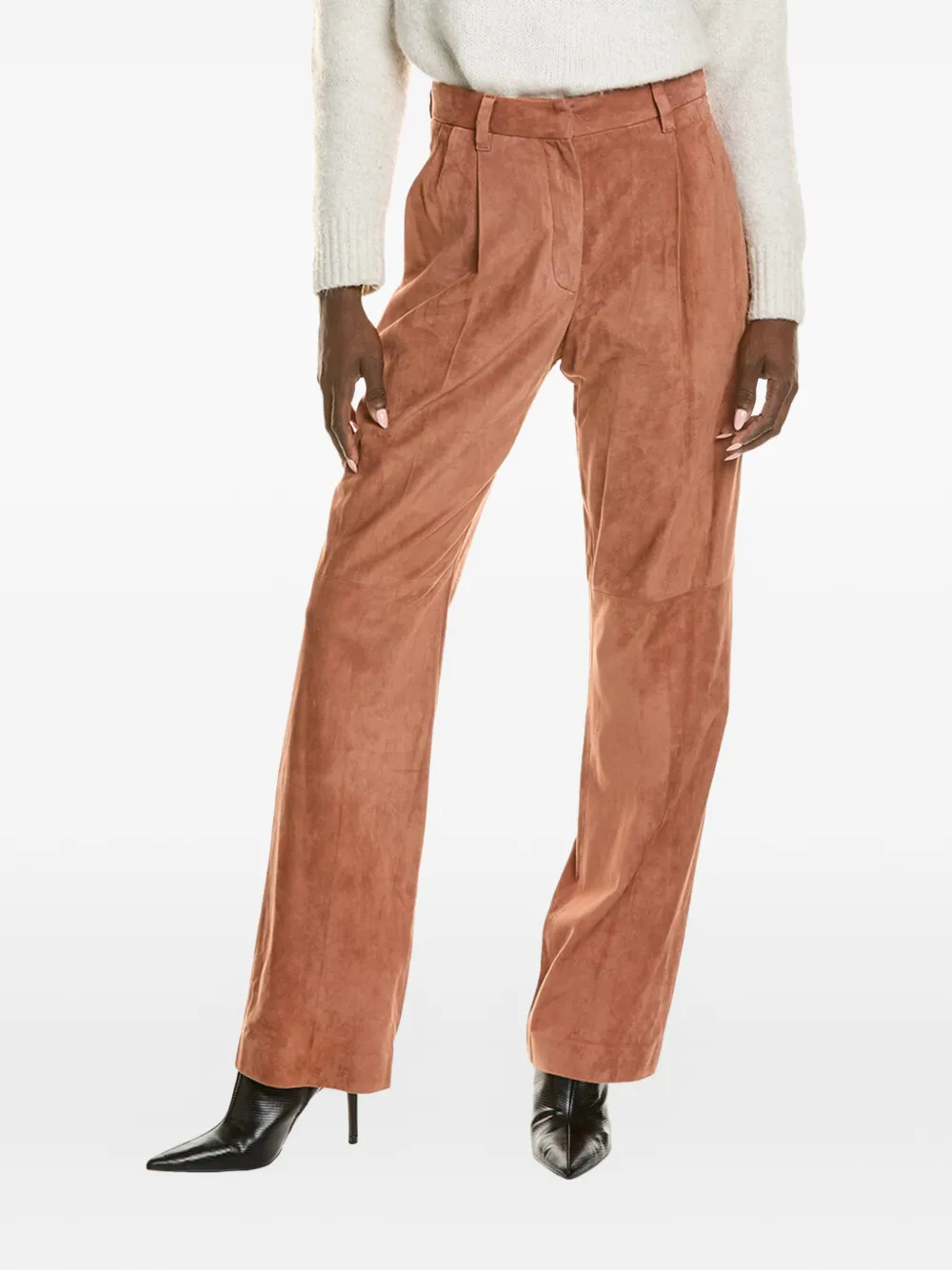 Brunello Cucinelli Pantaloni plissettati - Marrone