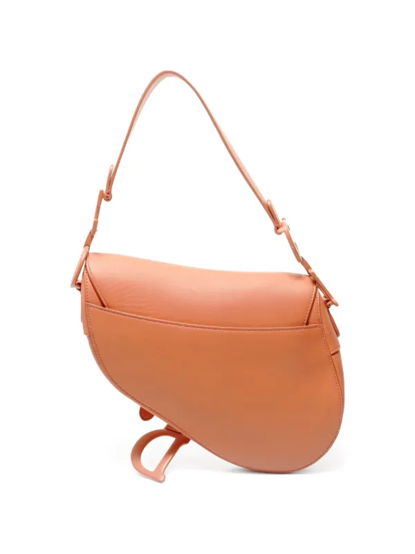Christian Dior Pre-Owned 2020 Saddle Shoulder Bag | Orange | FARFETCH