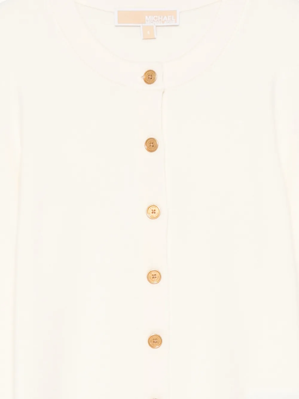 Michael Kors Geribbeld vest Beige