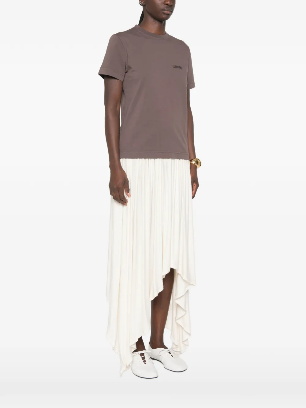 Jacquemus Le T-shirt Gros-Grain T-shirt Bruin