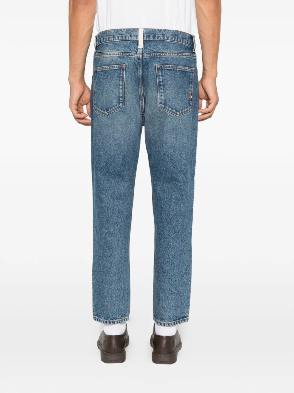 AMISH Jeremiah straight-leg jeans Blauw