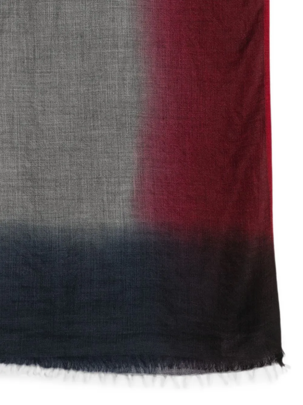 Faliero Sarti Giudy ombré-effect cashmere scarf Grijs