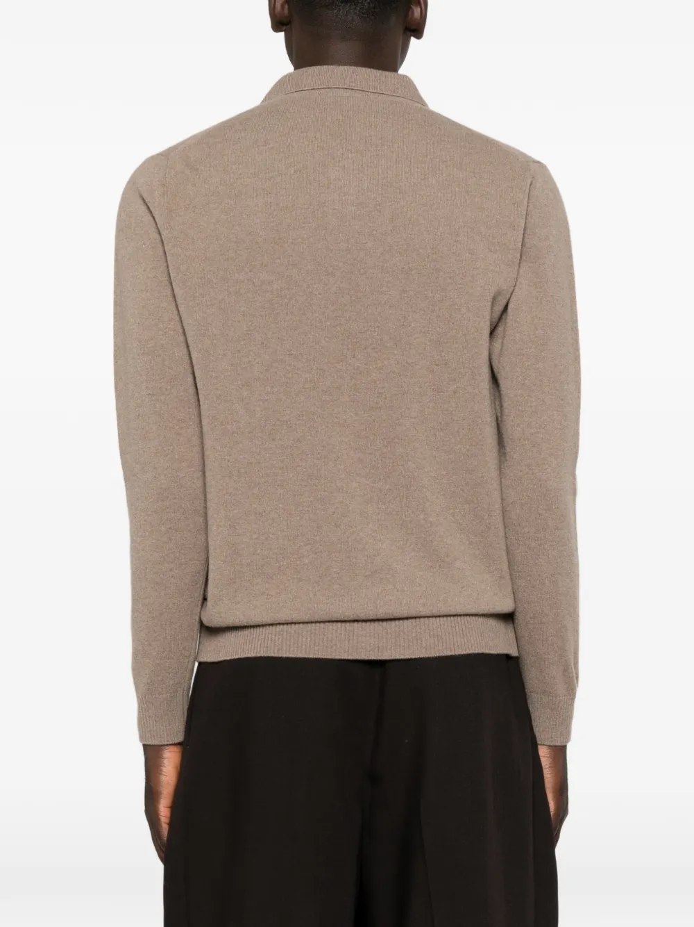 Daniele Fiesoli long-sleeves polo shirt Beige